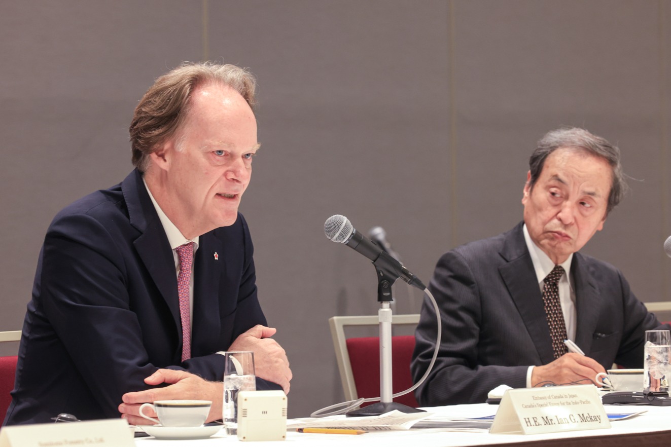 「イアン・マッケイ駐日カナダ特命全権大使 兼 インド太平洋地域担当特使との交流会」を開催しました